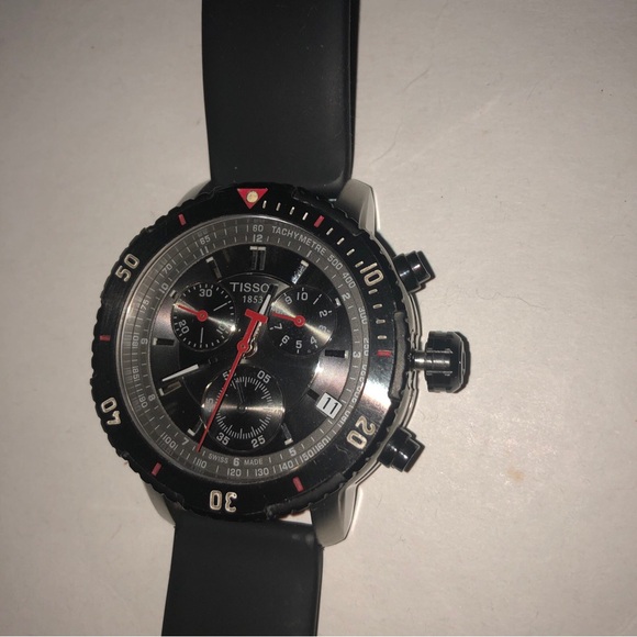 TISSOT PRS200 REF T067417A QUARTZ 10JA8000714 CHRONOGRAPH 42 MM Mens Watch Works - Picture 1 of 9